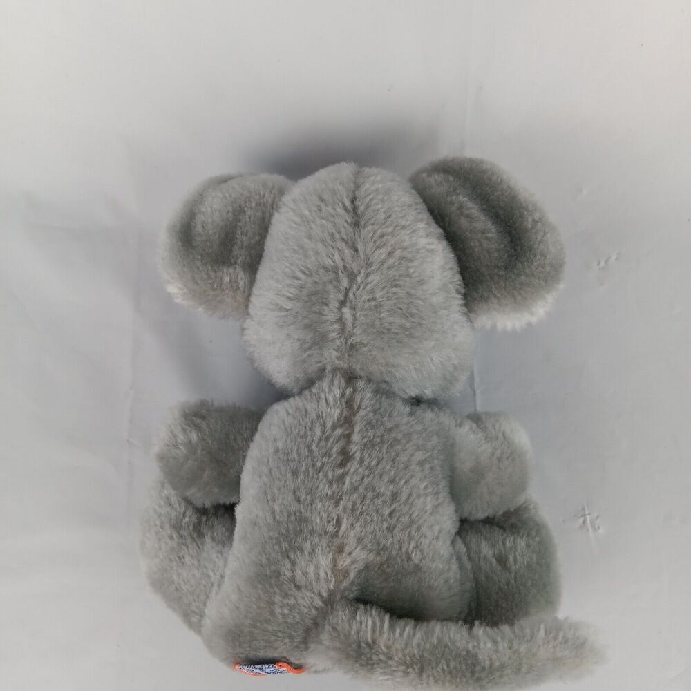 Vintage Retro 1978 Dakin Gray Mouse White Ears Plush Stuff Animal Toy 6 inch - Picture 5 of 9